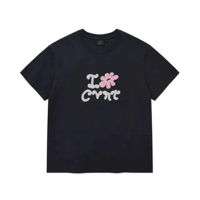 【COVERNAT】女款CVNT幸運草短袖T恤 海軍藍(WMS短袖上衣)