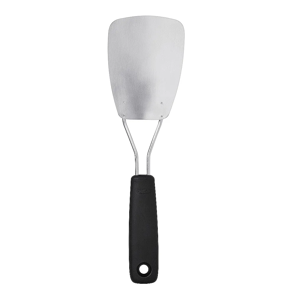 【美國OXO】好好握不鏽鋼彈性鍋鏟(超薄鏟面 煎魚漢堡肉鬆餅 翻面零失敗)