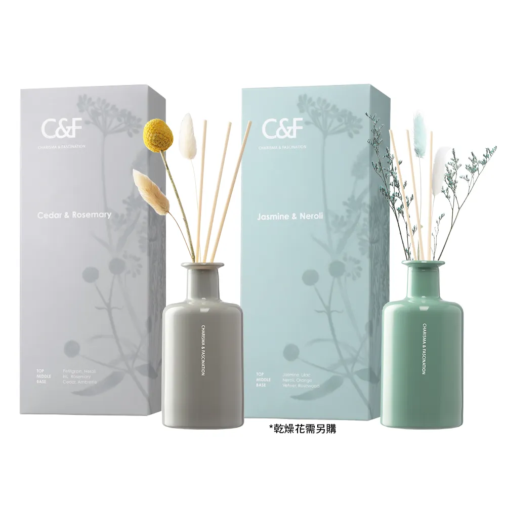 【C&F 香研所】孚日花園空間香氛瓶 2入組(居家香氛/香水精油/交換禮物)