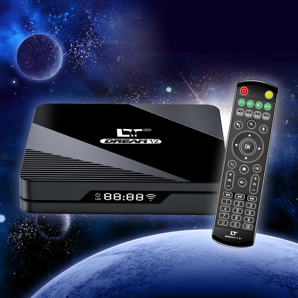 【夢想數位】DreamTV 12 AIR夢想盒子 8K AI智慧旗艦電視盒 4+32G安卓機上盒 語音數位 小雲 易播 藍圖