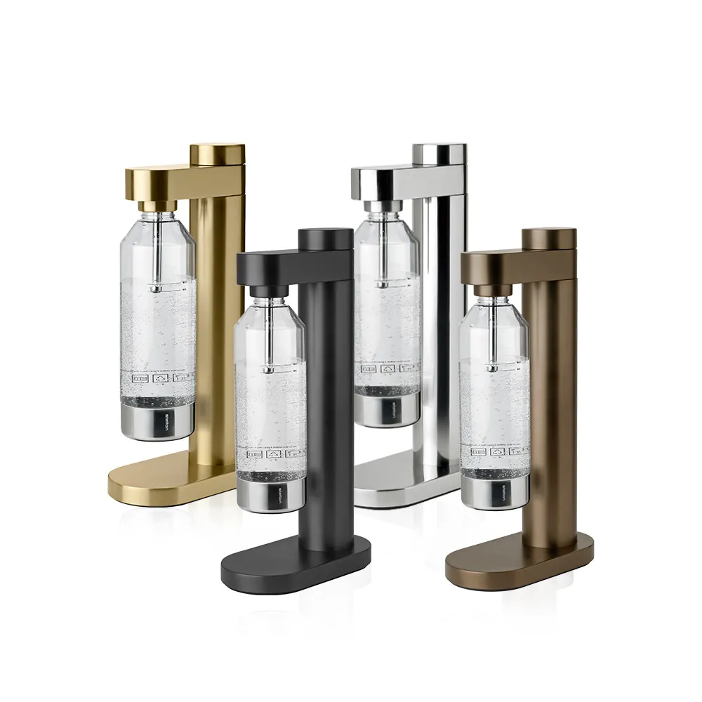 【IUSE】丹麥 Stelton Brus 氣泡水機 / 四色任選 (買就送CO2鋼瓶1只 / 免插電 環保 健康概念)