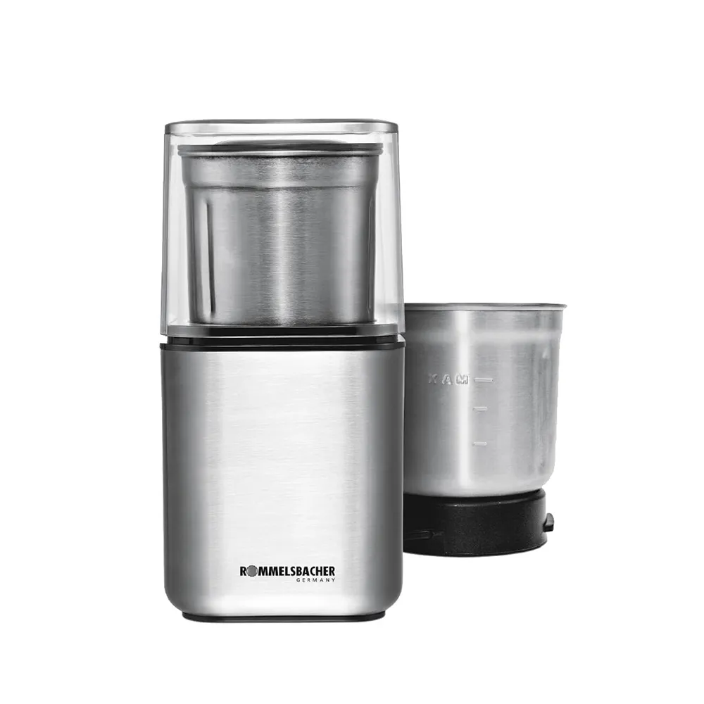 【德國 ROMMELSBACHER 諾曼百赫】乾濕雙杯多功能研磨機 EGK 200(研磨機 磨豆機 磨粉機)