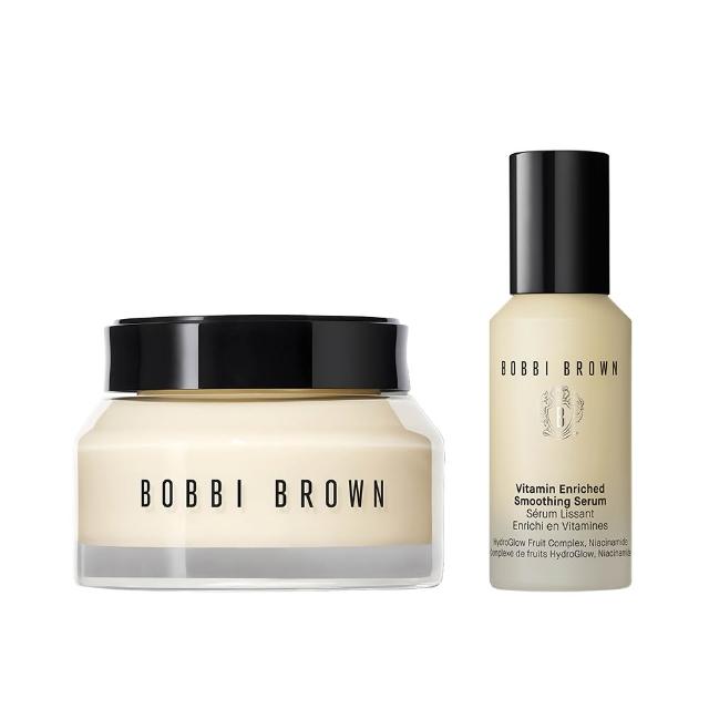 【Bobbi Brown 芭比波朗】維他命妝前持妝雙明星組(維他命乳霜50ml＋精華30ml)