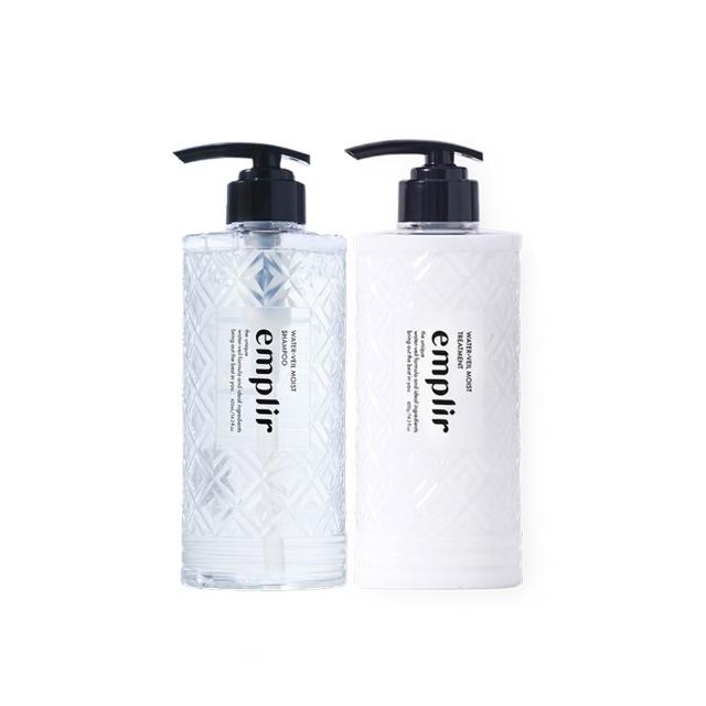【emplir】安珀麗水光洗髮護髮1+1超值組(洗髮精420mL+護髮素420mL)