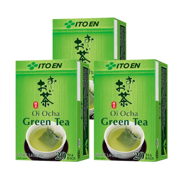 【伊藤園】Oi Ocha綠茶/玄米茶(抹茶入)茶包20入x 3盒