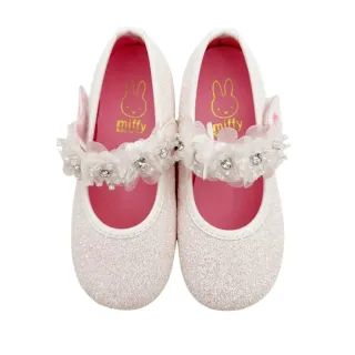 【Miffy 米飛】台灣製公主風花花鑽公主鞋 童鞋 中大童鞋 女童鞋