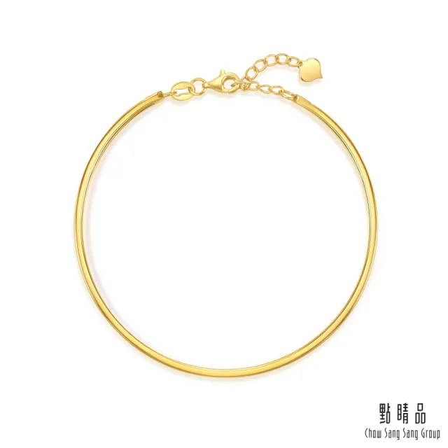 【點睛品】閃耀漩渦 黃金手鐲_計價黃金(07)