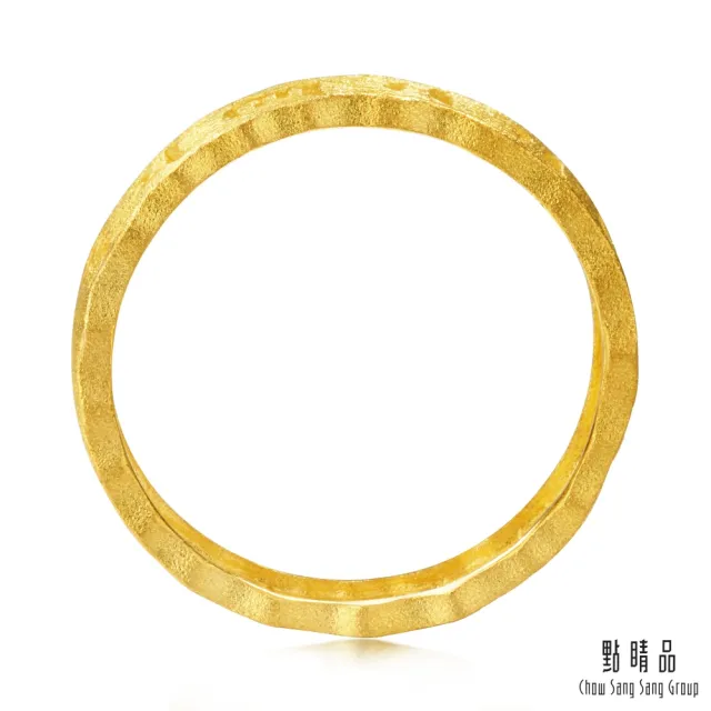 【點睛品】六字大明咒 黃金戒指_計價黃金(港圍11)