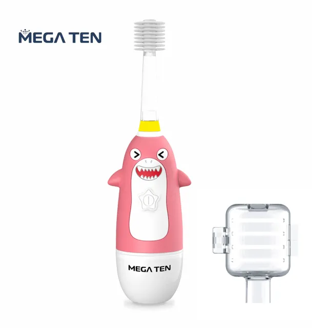 【Mega Ten】幼童電動牙刷+專用刷頭蓋 親子良品(多款可選)