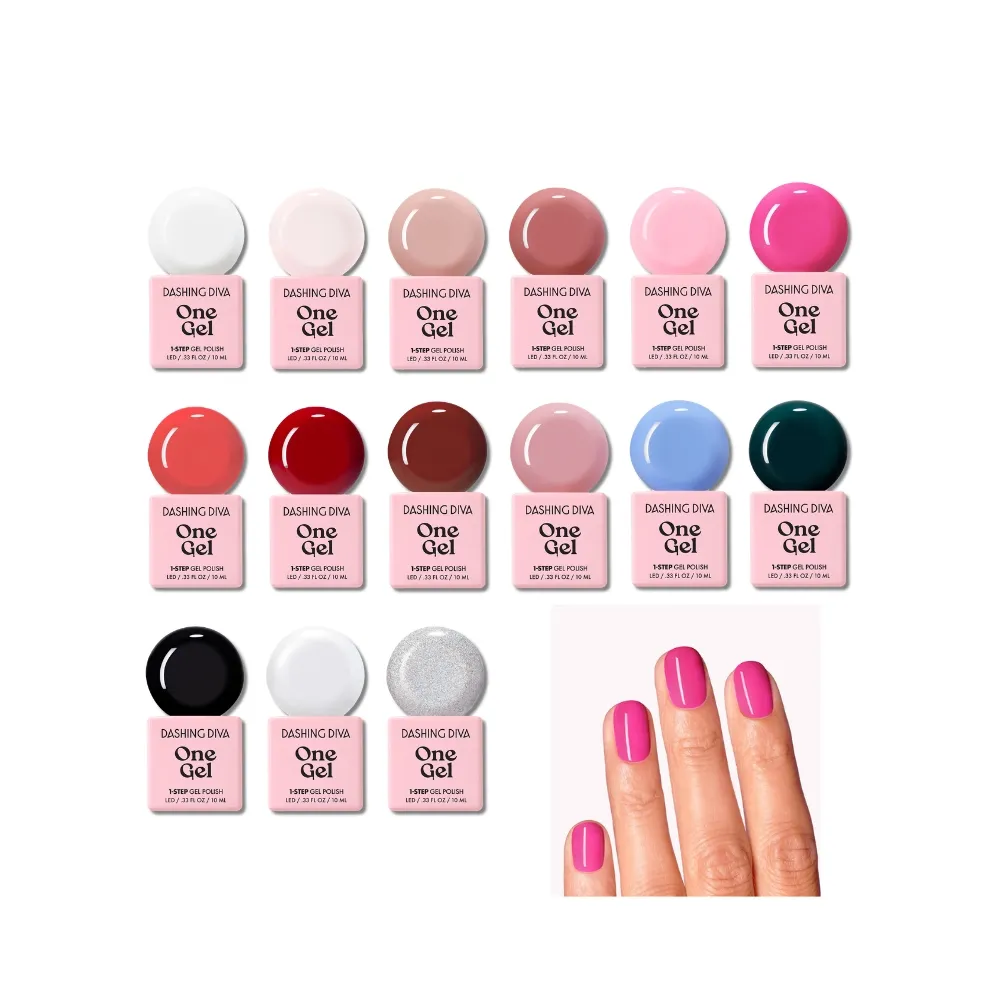 【DASHING DIVA】One Gel UV 凝膠指甲油10ml(DIY 凝膠 指甲油 需額外購買美甲燈)