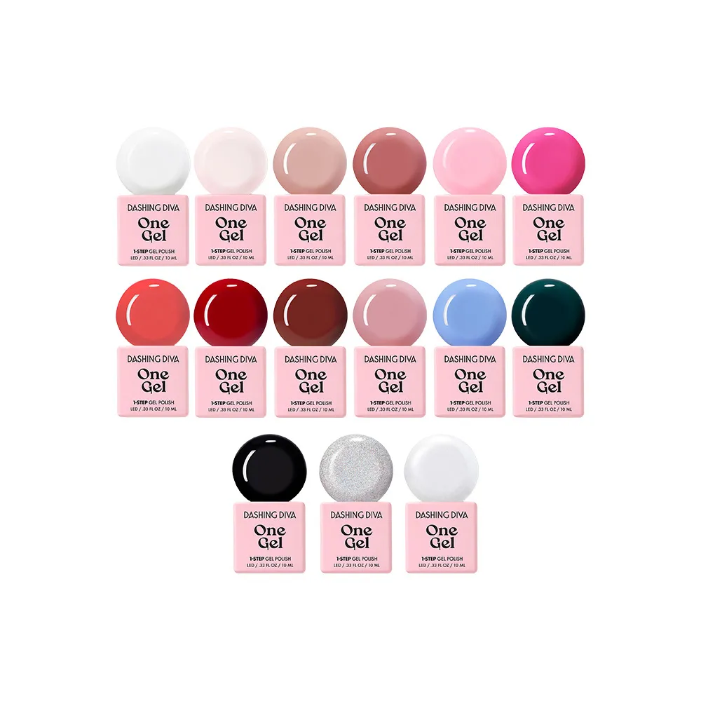 【DASHING DIVA】One Gel UV 凝膠指甲油10ml+10ml (張員瑛愛用款)