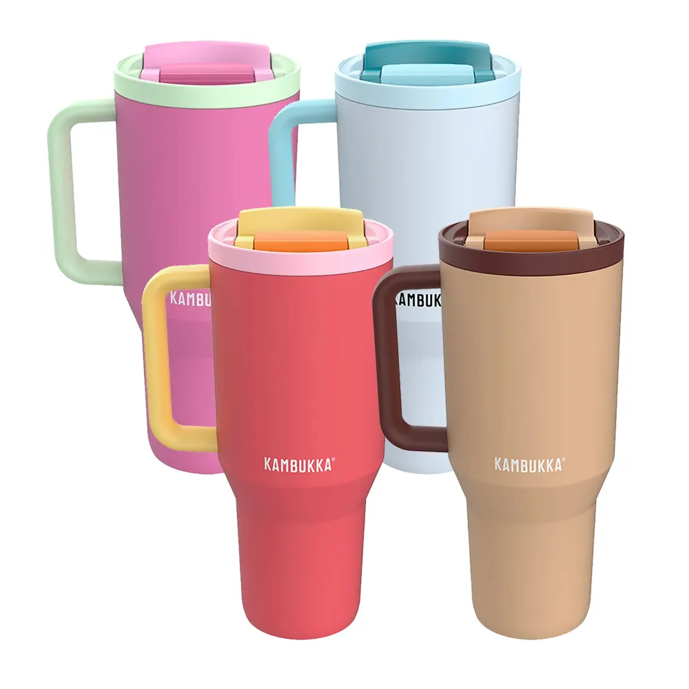 【KAMBUKKA】卡沛卡 Rio Tumbler 冰霸杯 不鏽鋼950ml/多色任選(冰壩瓶/保溫杯/吸管杯/隨行杯/保溫瓶)