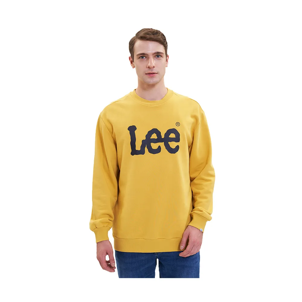 【Lee】男裝 長袖厚T / 經典大LOGO 共2色 舒適版型(LL220406429 / LL220406727)