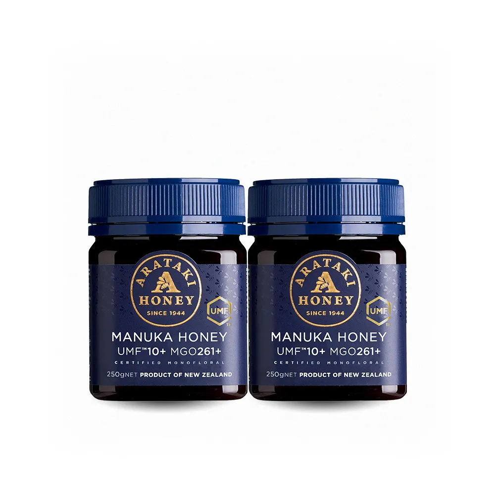 【紐西蘭 Arataki】紐西蘭麥蘆卡活性蜂蜜UMF10+/MGO261+ 250g 兩入組(紐西蘭80年最老牌)