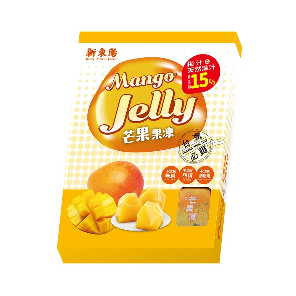 【新東陽】台灣果品芒果果凍(500g)