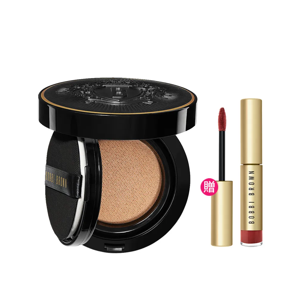 【Bobbi Brown 芭比波朗】霧光持久氣墊粉餅(SPF40 PA+++/柔霧小黑盒/遮瑕/控油/防曬#會定位的氣墊)