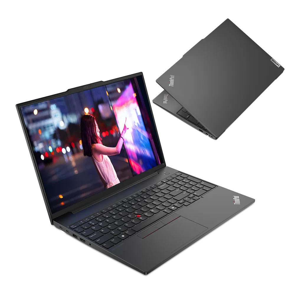【ThinkPad 聯想】+Office2024★16吋Ryzen 5 商用輕薄筆電(E16 G2/R5-7535HS/16G/1TB SSD/W11)