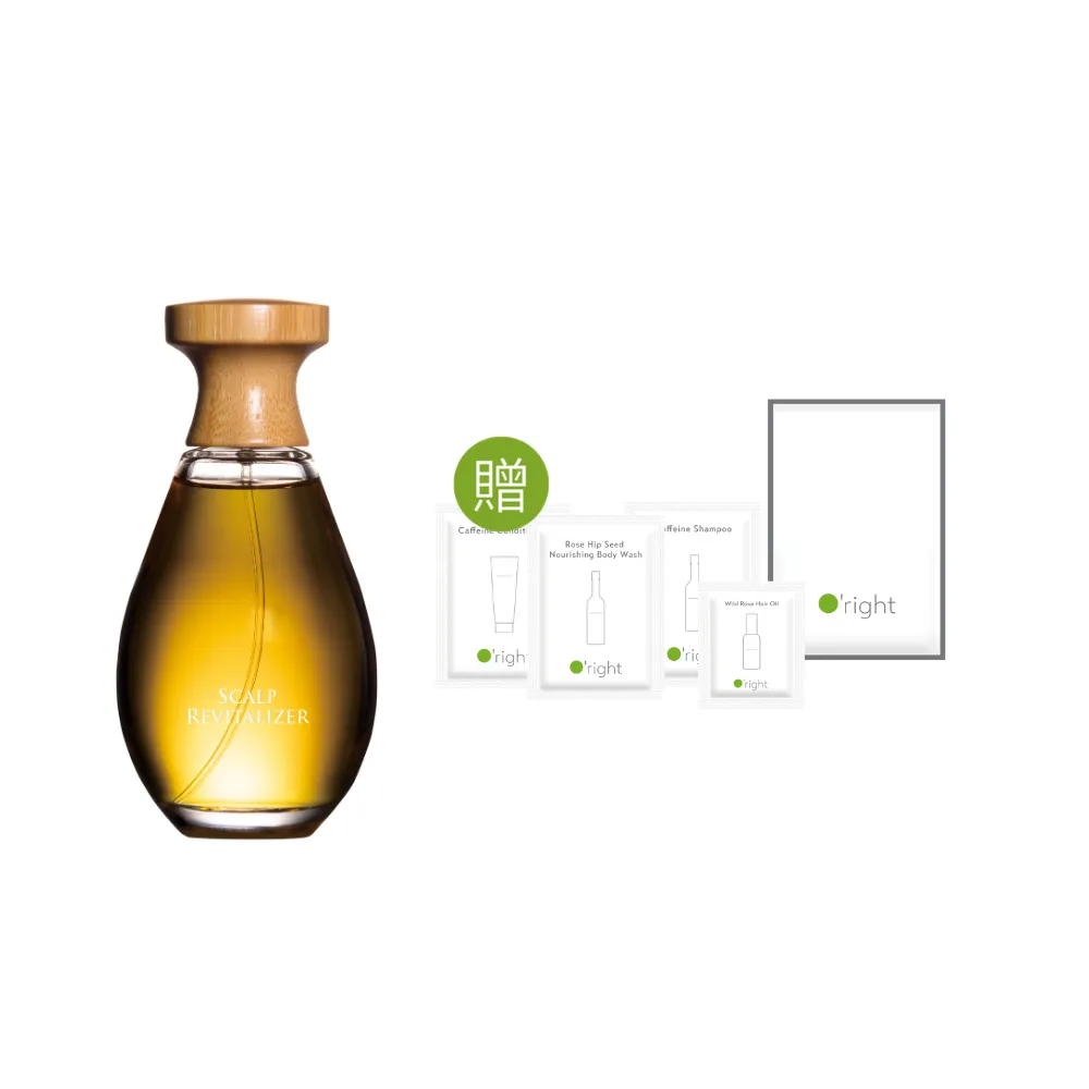【O’right 歐萊德】咖啡因養髮液100ml(天然咖啡因萃取/頭皮護理/頭皮精華)