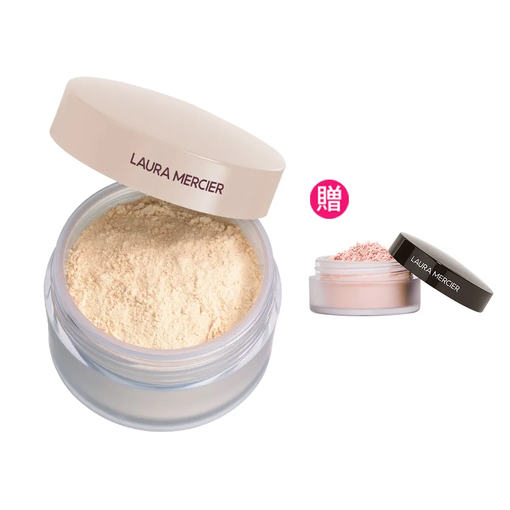 【LAURA MERCIER 蘿拉蜜思】煥顏透明柔霧蜜粉 20g(保濕升級版/光澤感/水光感)