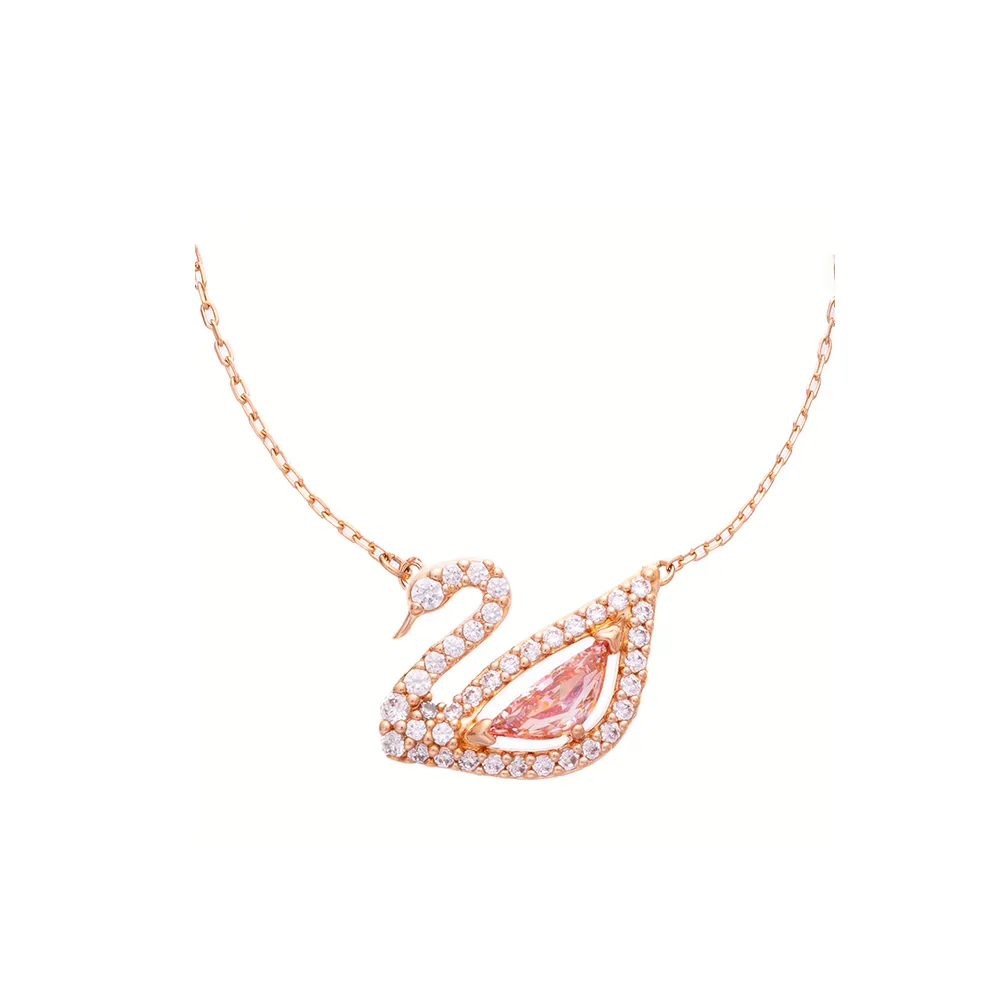 【SWAROVSKI 施華洛世奇】DAZZLING 天鵝水晶項鍊 5469989 (限 量 促 銷)