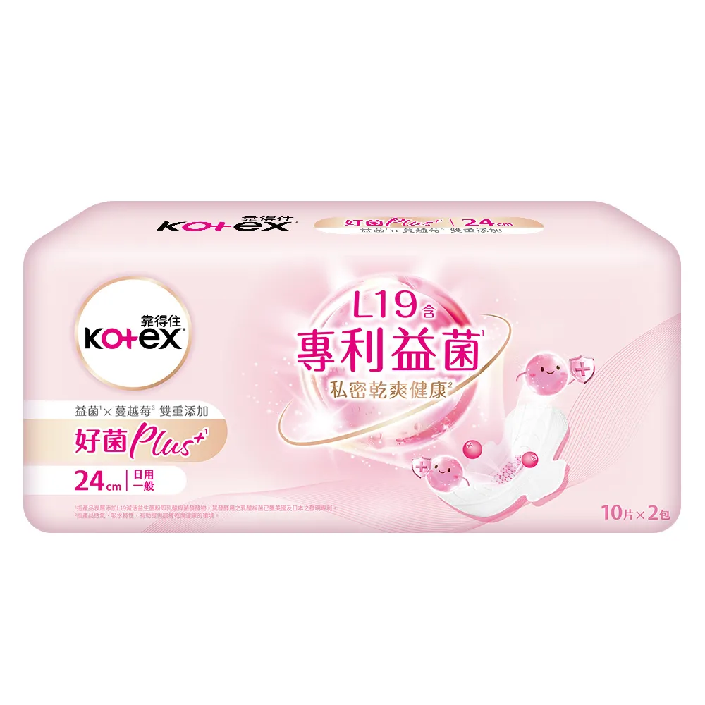【Kotex 靠得住】好菌棉串購-24cm/28cm/35cm