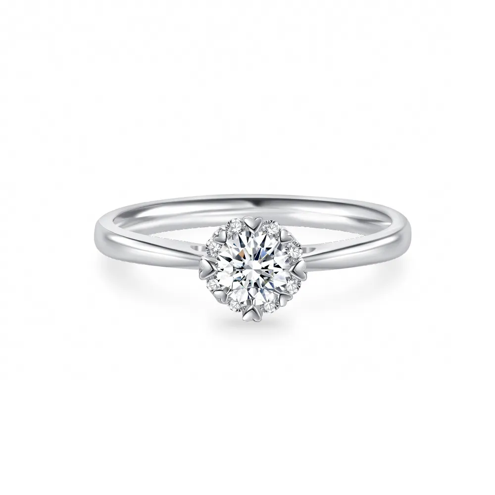 【蘇菲亞珠寶】GIA 30分 D/SI1 18K金 費洛拉S 鑽石戒指