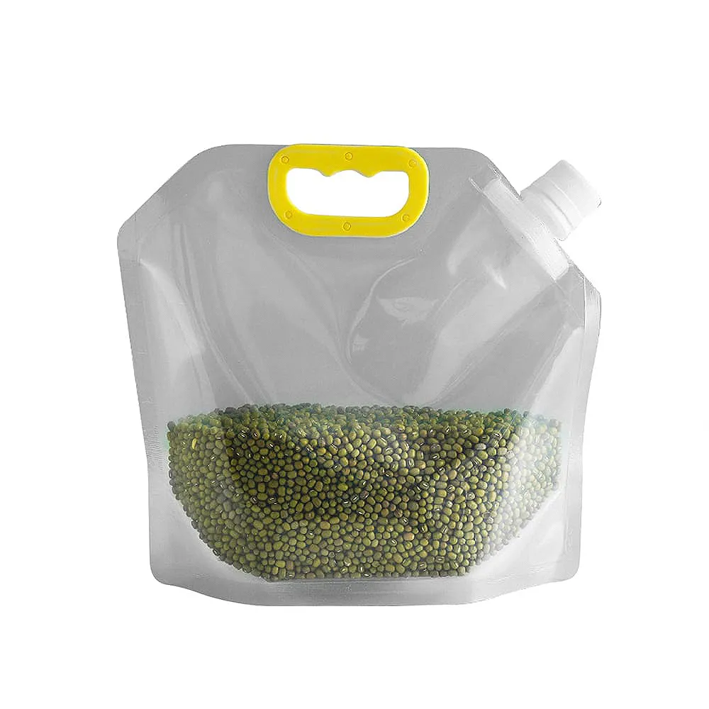 【1Z Life】多功能大口徑提把式密封袋-1500ml-5入組(密封袋 提把 開口 食物 1z life 乾糧)