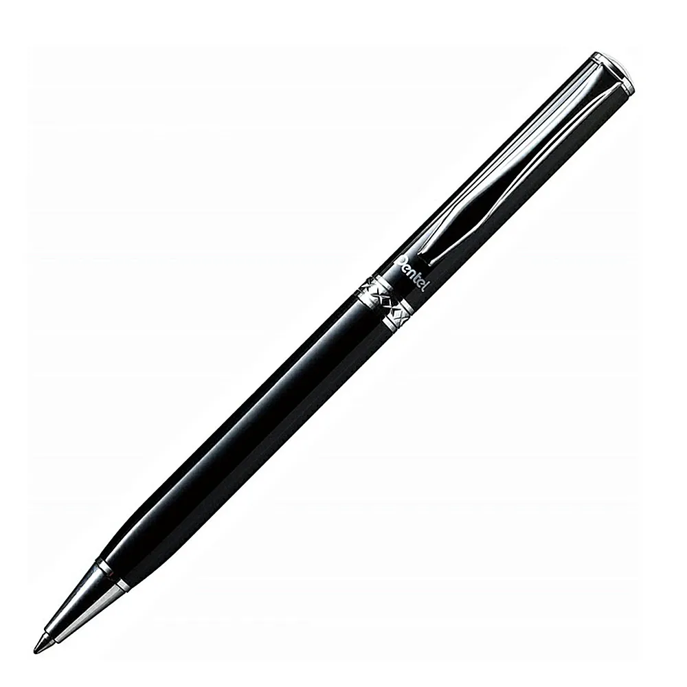 【PENTEL】Pentel飛龍B811A高級不鏽鋼原子筆 沉穩黑