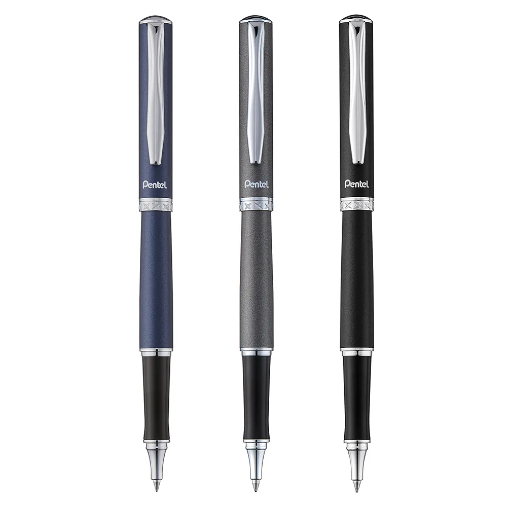 【Pentel 飛龍】限量Sterling 高級金屬鋼珠筆 消光軸