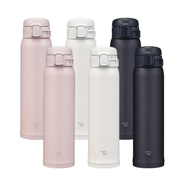 【ZOJIRUSHI 象印】買1送1 不鏽鋼彈開式600ml+600ml(SM-SK60EMD+SM-SK60EMD)