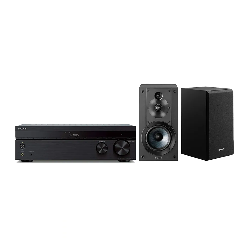 【SONY 索尼】7.2聲道環繞擴大機+書架型喇叭組(SONY-DH790+SS-CS5)
