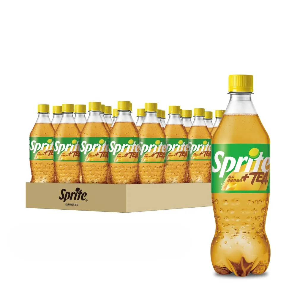 【Sprite 雪碧】檸檬茶風味汽水寶特600mlx24入/箱