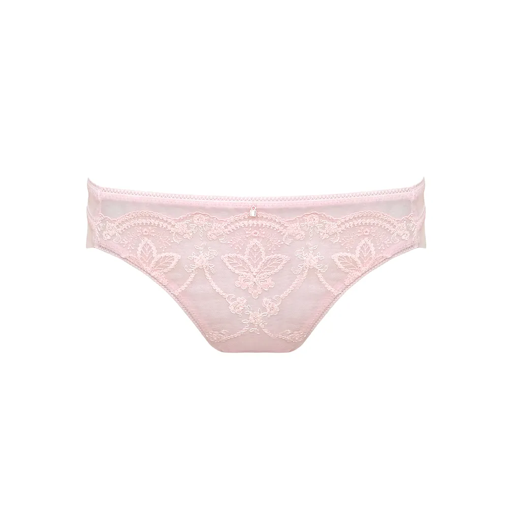 【瑪登瑪朵】La Pretti 低腰三角無痕網內褲 M-XL(薔薇粉)