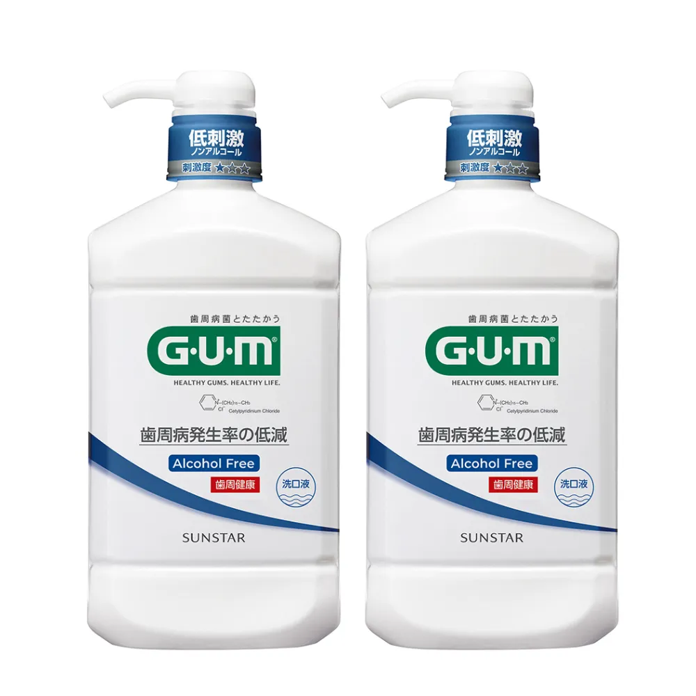 【GUM】牙周護理潔齒液 960ml X 2入