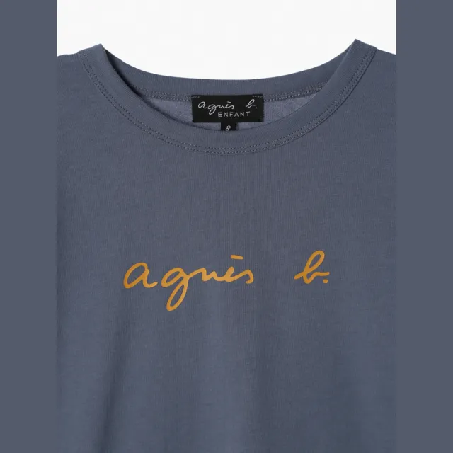 【agnes b.】童裝 棉質長袖 logo上衣 多款任選