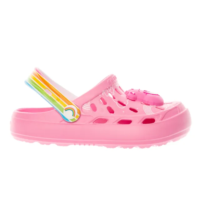 【SKECHERS】女童系列 女童鞋 SWIFTERS - CARE BEARS 涼拖鞋(319270LPNK)