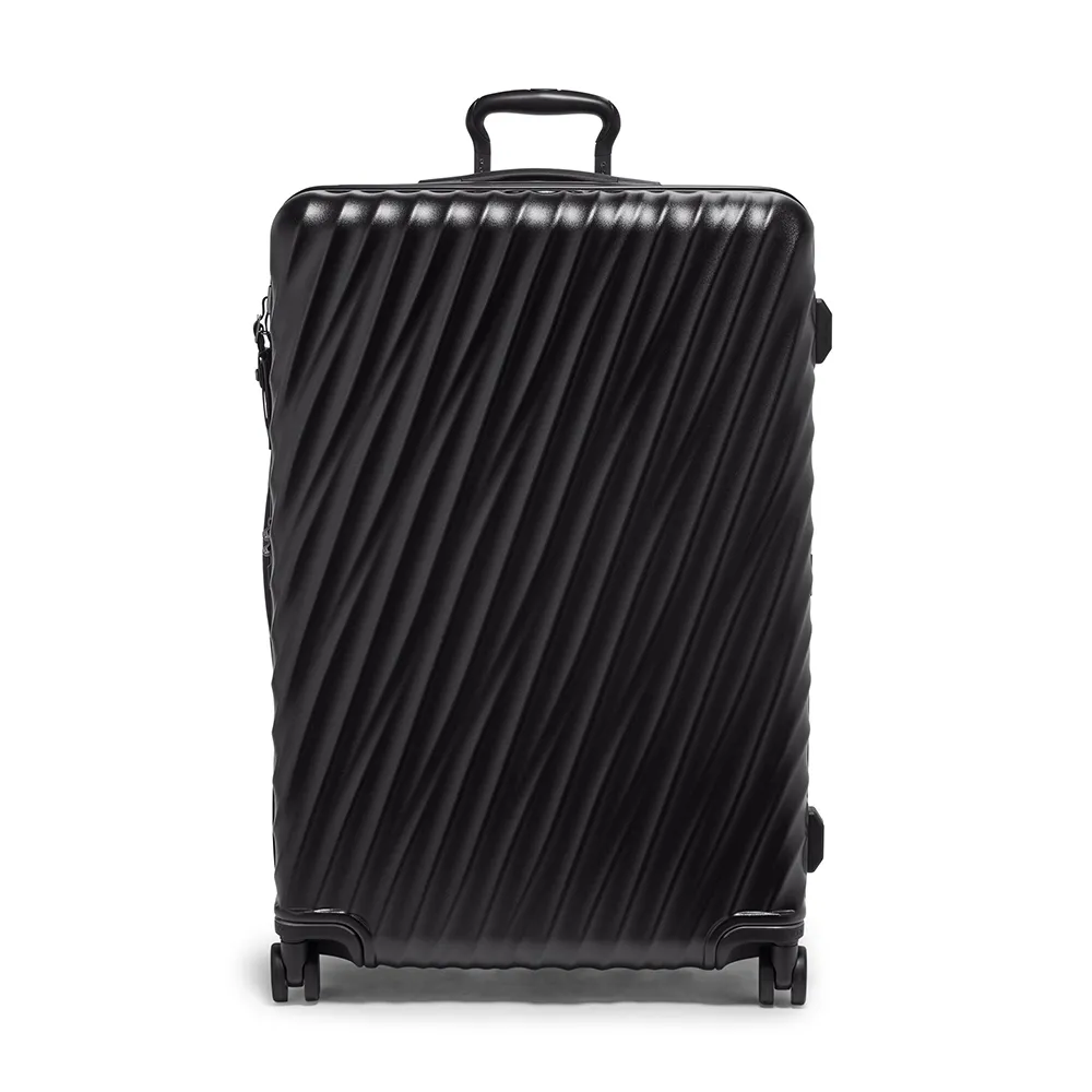 【TUMI】19 Degree 長途航線可擴展空間 29 吋托運行李箱 - 黑色拉絲紋(TUMI 官方旗艦店)