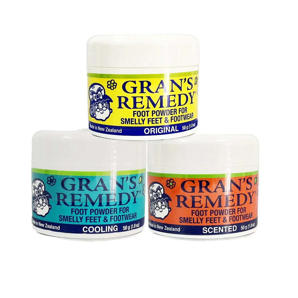 【Gran’s Remedy】Gran’s Remedy 紐西蘭老奶奶鞋粉 除臭鞋粉(原味 薄荷 微香)