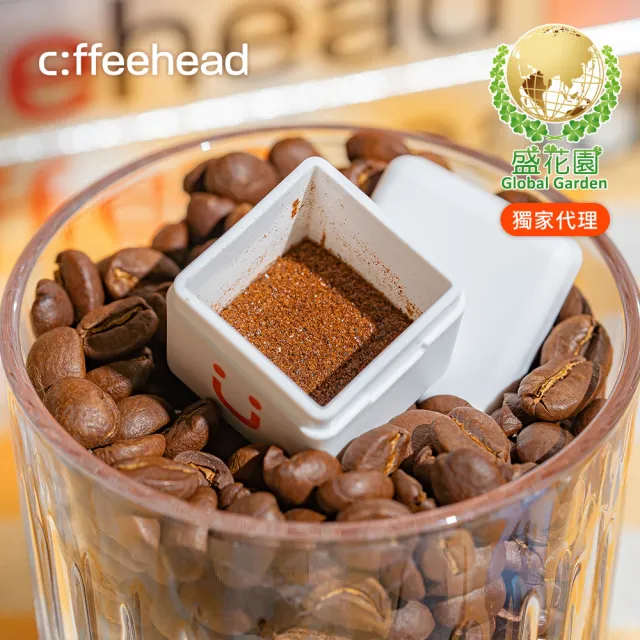 【盛花園】coffeehead 超方塊咖啡-拿鐵深烘咖啡x3條(2g/塊 8顆/條)送海昌無氣泡蘇打水3瓶