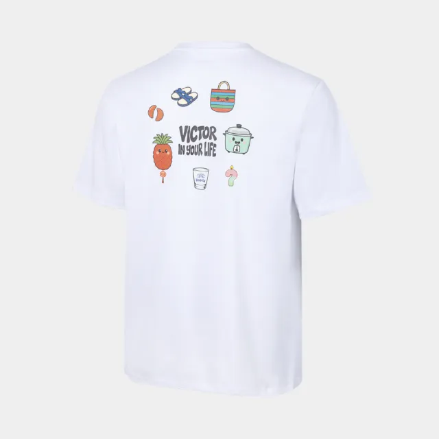 【VICTOR 勝利體育】台灣懷舊 T-Shirt (T-2617 A/C 白/黑)
