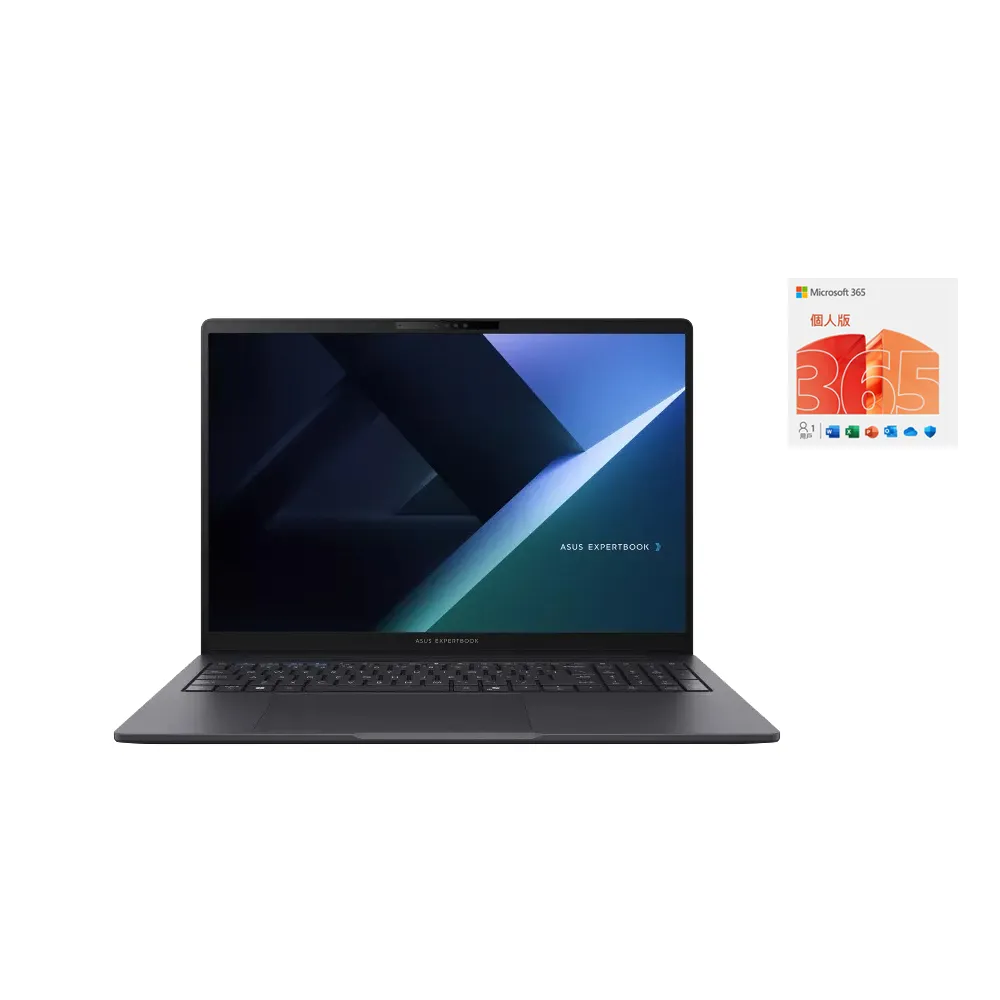 【ASUS 華碩】m365組★16吋Ultra 7 AI商用筆電(B3608CCA-0051A155H/Ultra 7-155H/16G/512G SSD/W11P)
