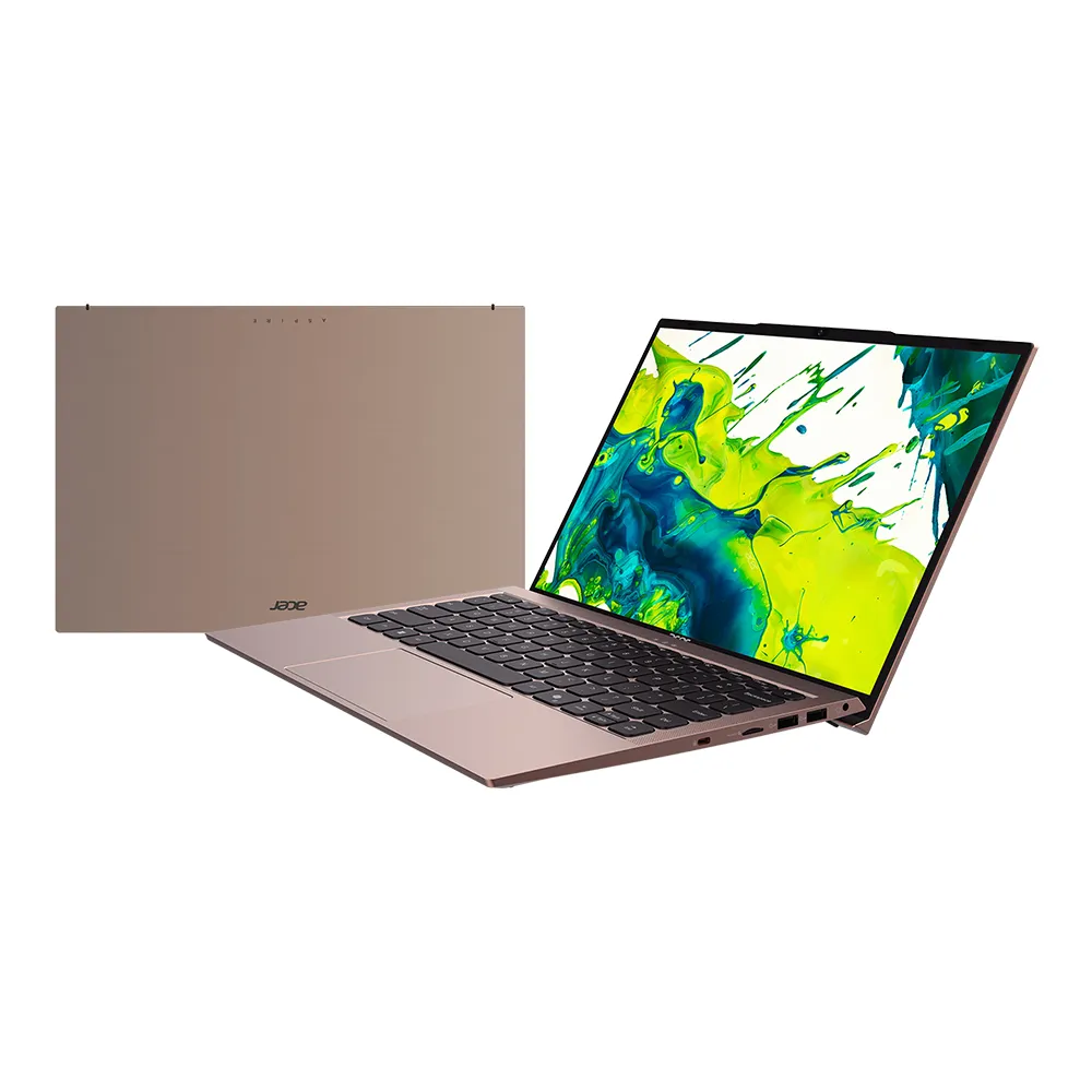 【Acer】微軟M365組★14吋Core 5效能輕薄筆電-金(Aspire Lite/AL14-52M-5461/Core 5-120U/8G/512G/W11)