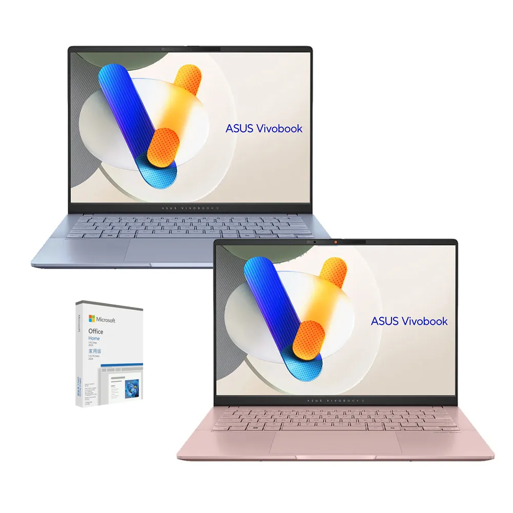 【ASUS 華碩】Office2024組★14吋Ultra7輕薄AI筆電(VivoBook S S5406SA/Ultra7-258V/32G/512G SSD/OLED)