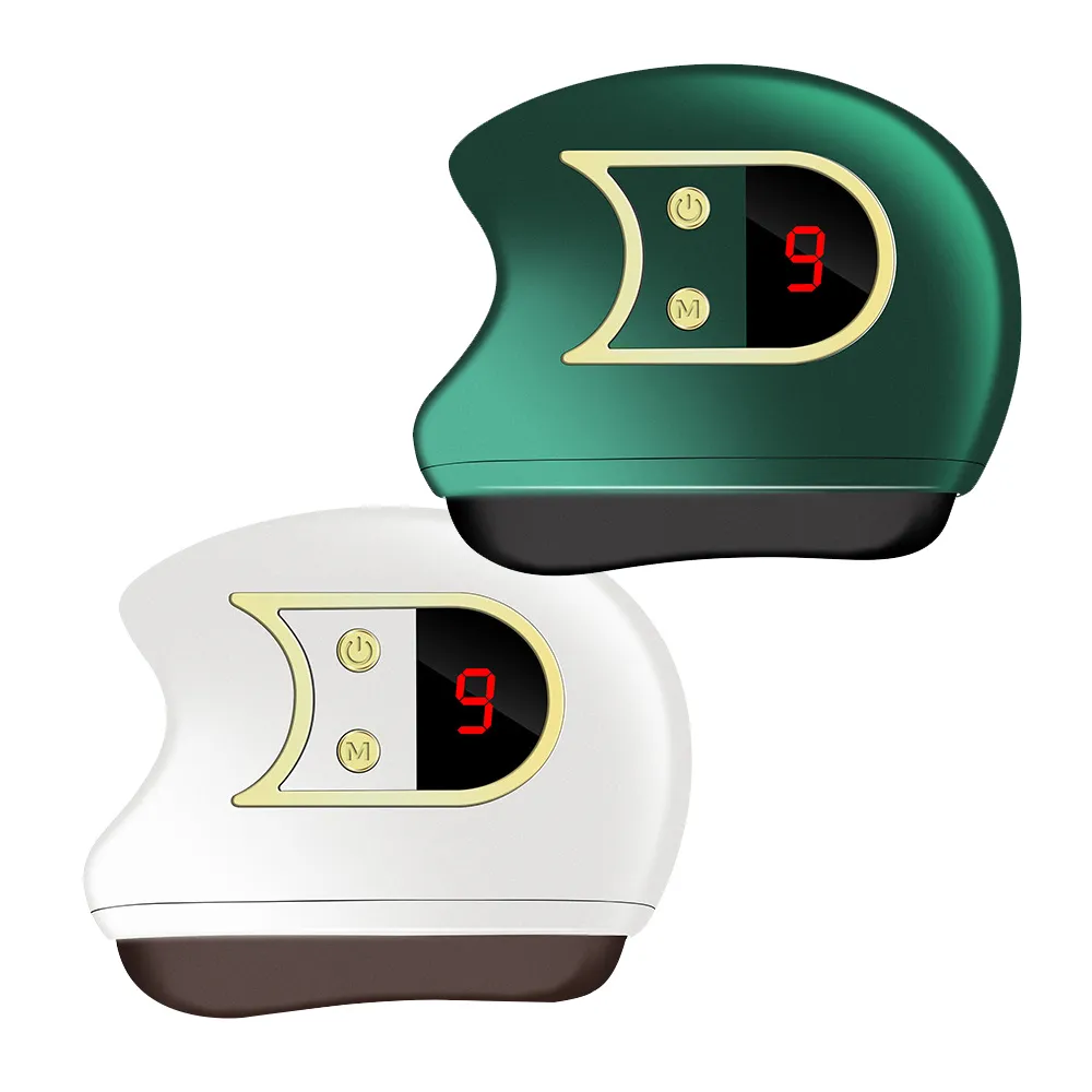 【Nil】智能臉部砭石刮痧儀 恆溫電動按摩器 無線手持美容儀 刮痧板 按摩器(非醫療器材)