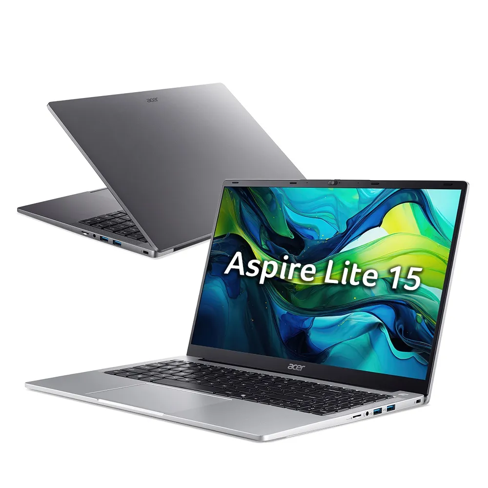 【Acer 宏碁】筆電包/滑鼠組★15.6吋N4500輕薄文書筆電(Aspire Lite/AL15-32P-C73T/N4500/8G/128G/W11)