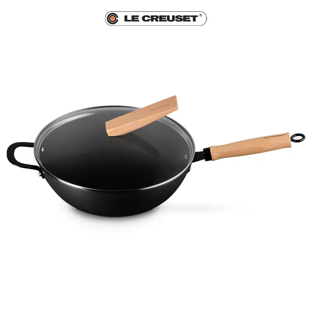 【Le Creuset】鐵製炒鍋(附蓋) 30cm