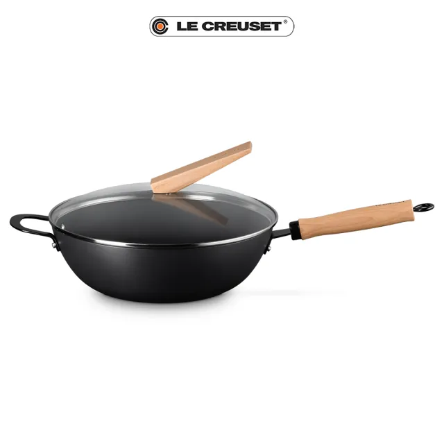 【Le Creuset】鐵製炒鍋(附蓋) 30cm