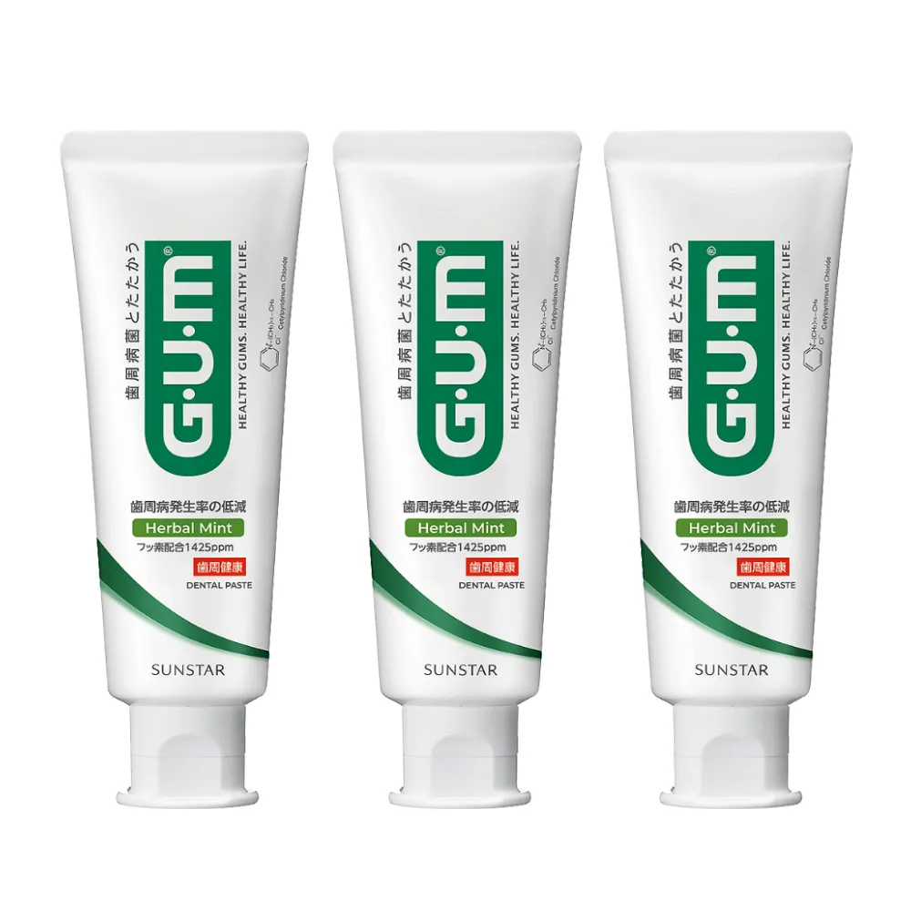【GUM】牙周護理牙膏 130g x3入
