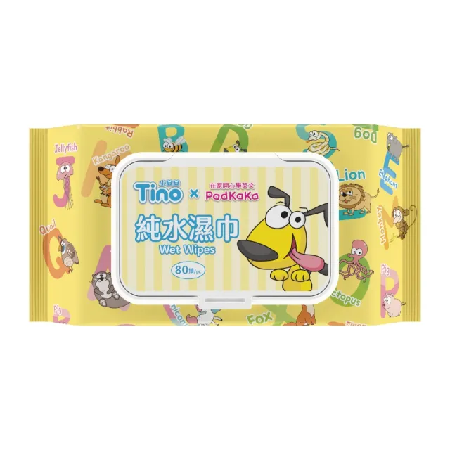 【Tino】小安安 純水濕巾-加蓋(80抽x12包/箱)