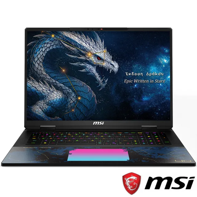 【MSI 微星】18吋Ultra 9 290HX Plus RTX5090天龍座電競筆電(Titan 18 HX/96G/4T SSD/Win11/A2WJ-1215TW)